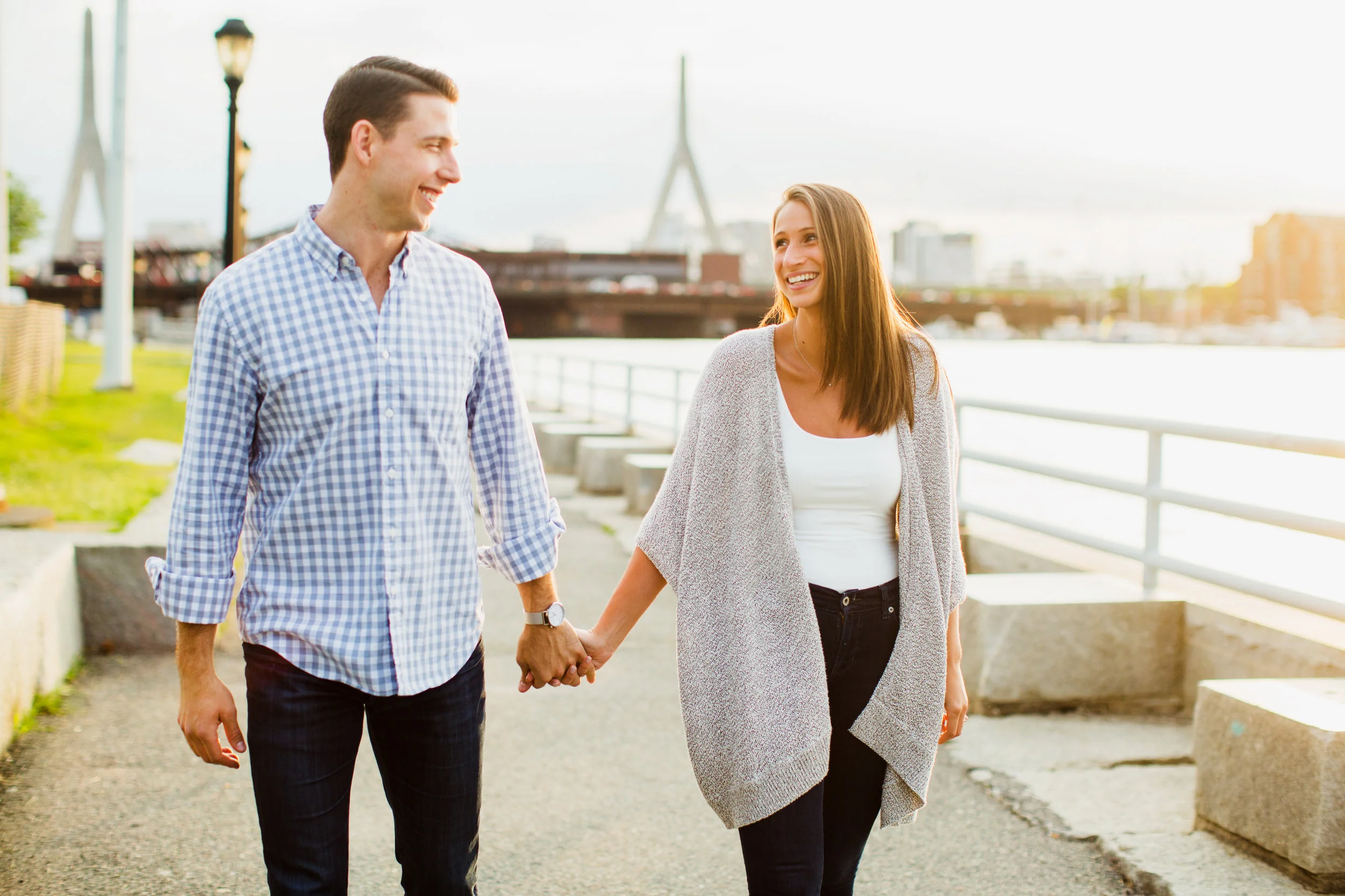 North End Engagement — wedding day photograph
