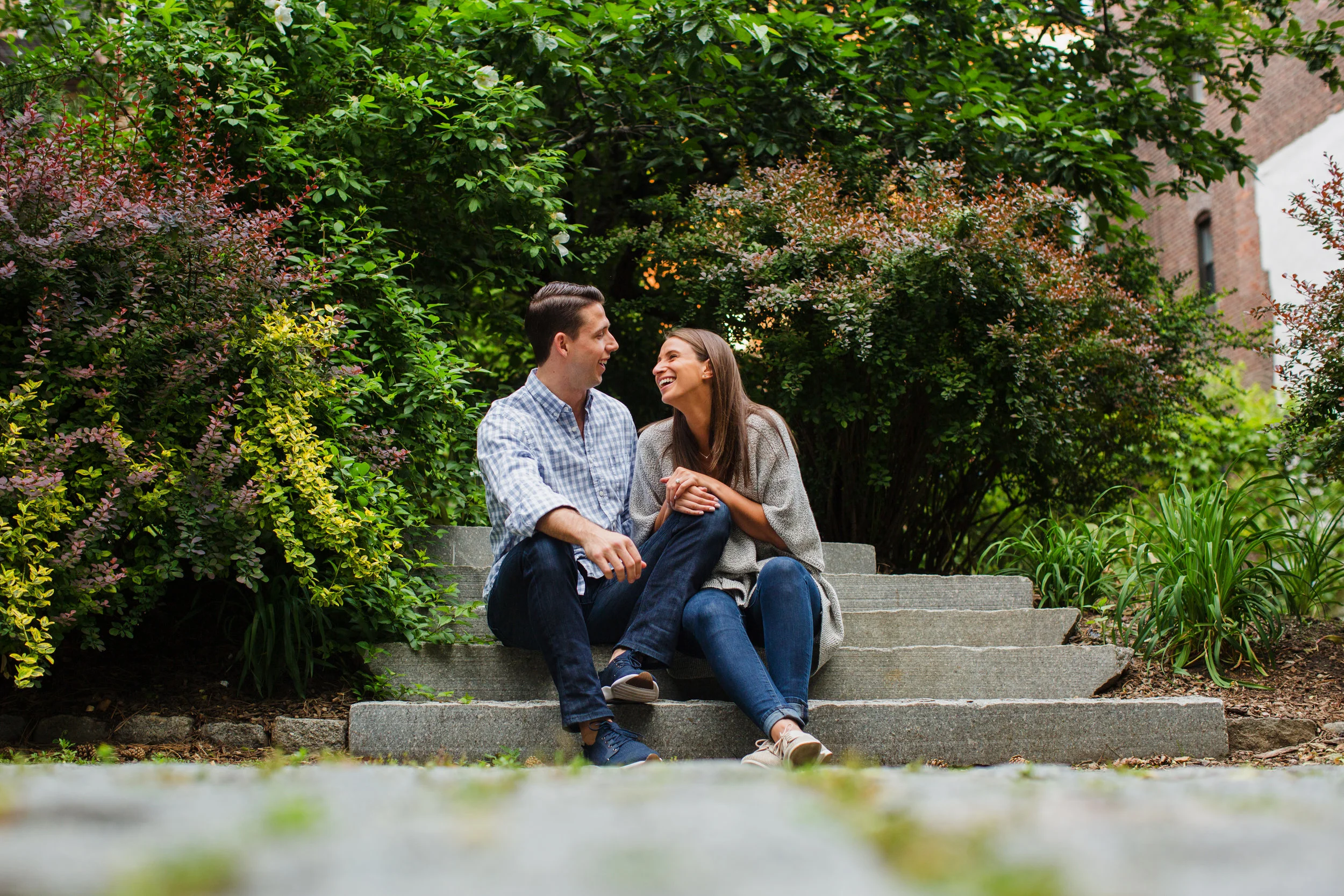 North End Engagement — documentary wedding photograph