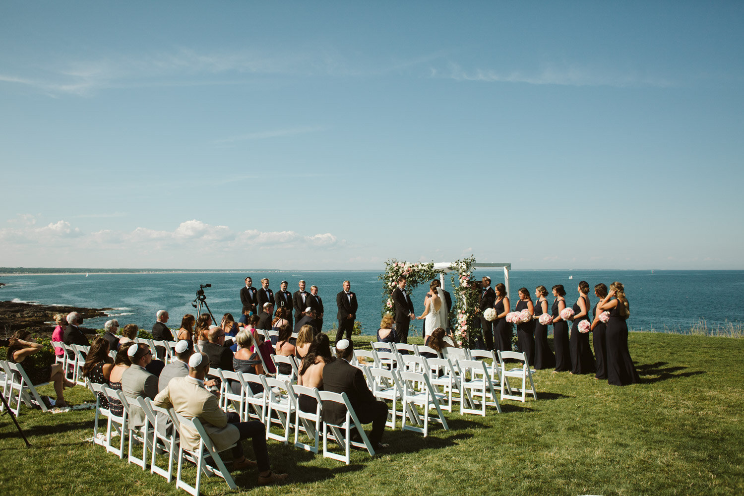 Ocean Cliff Maine Wedding — documentary wedding photography