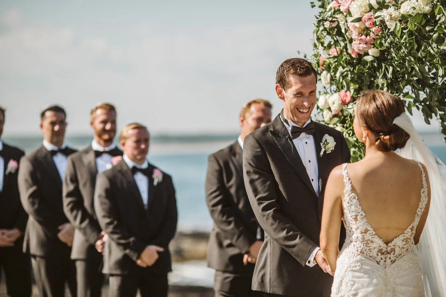 Ocean Cliff Maine Wedding — documentary wedding photograph