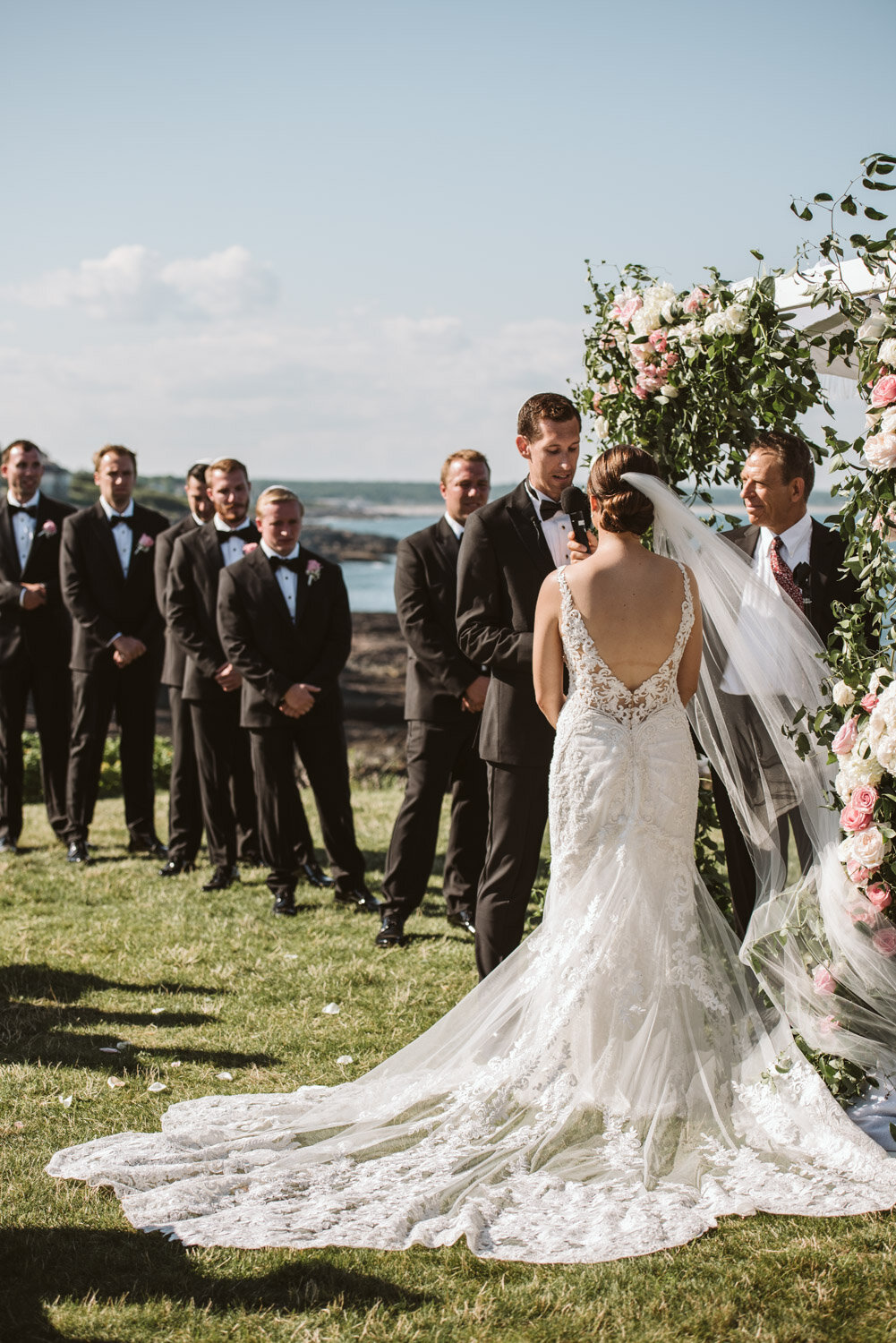 Ocean Cliff Maine Wedding — documentary wedding photography