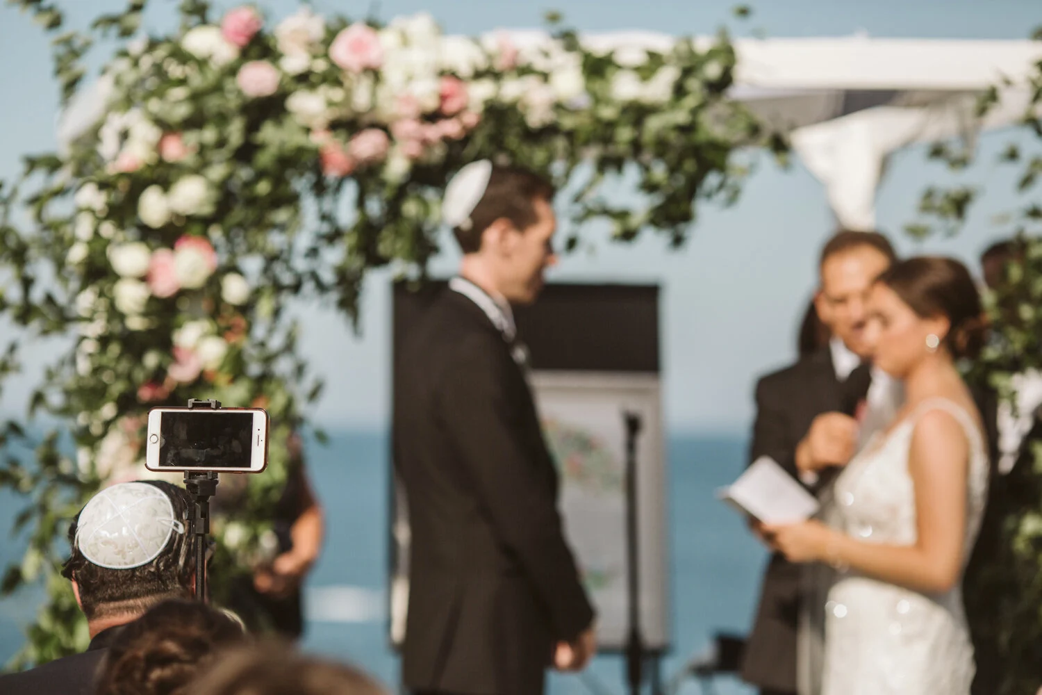 Ocean Cliff Maine Wedding — wedding photograph