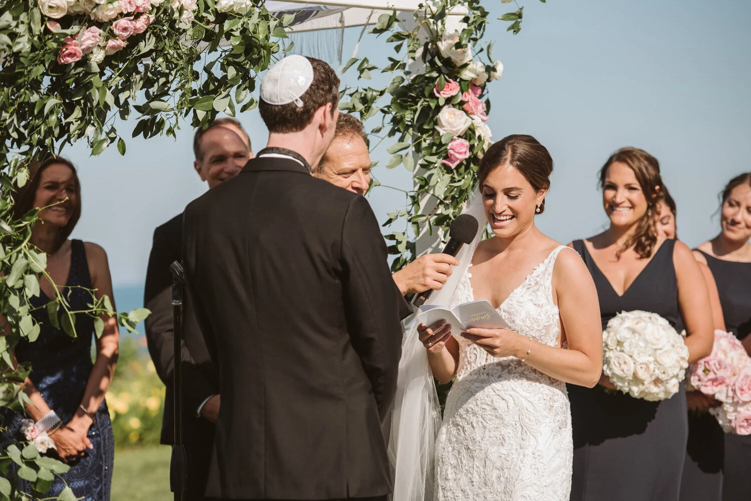 Ocean Cliff Maine Wedding — wedding photography by Mark Davidson