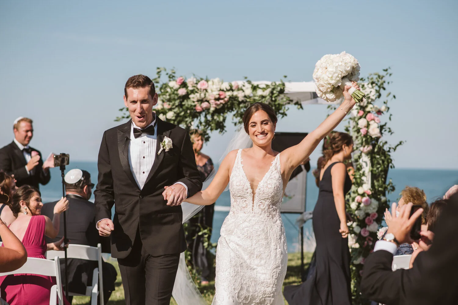 Ocean Cliff Maine Wedding — wedding photograph