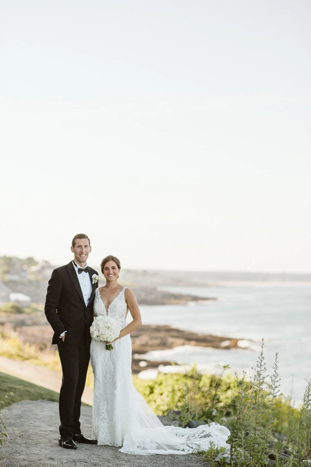 Ocean Cliff Maine Wedding — documentary wedding photograph