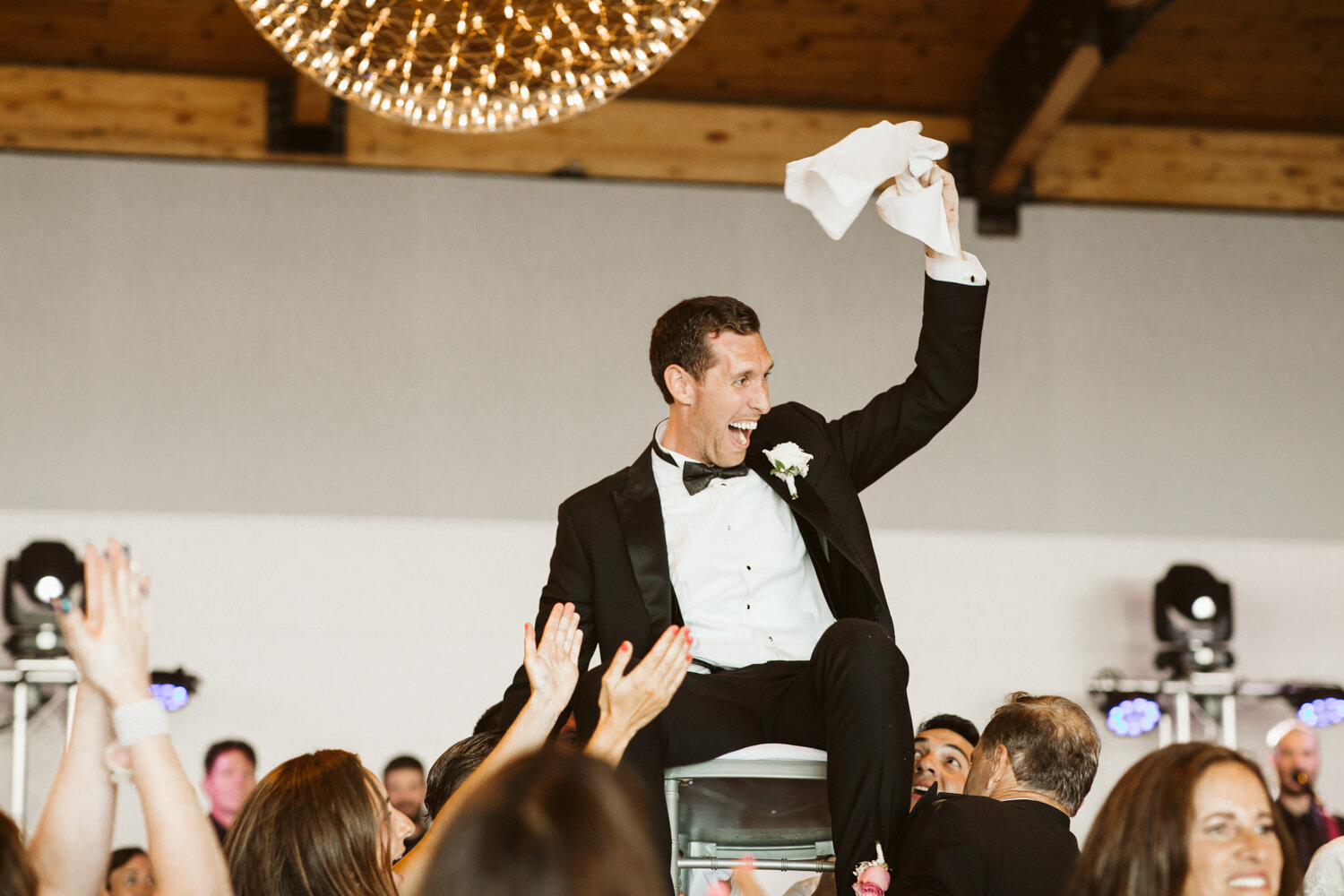 Ocean Cliff Maine Wedding — candid wedding moment