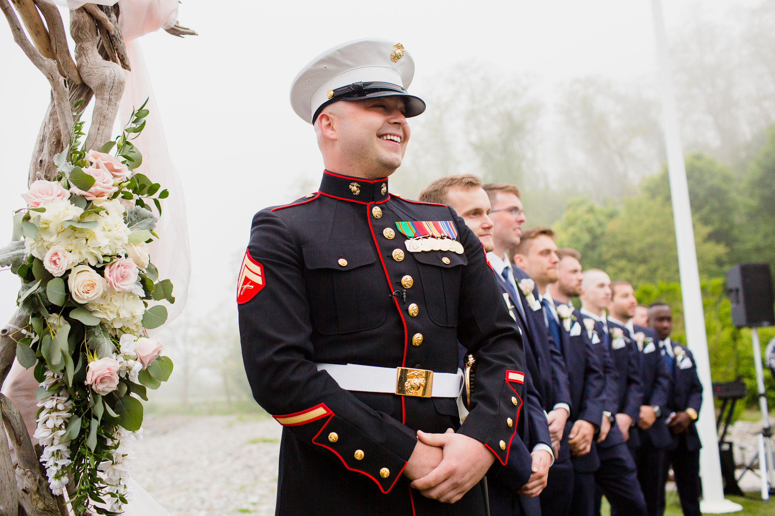 Oceanview of Nahant Wedding — documentary wedding photograph