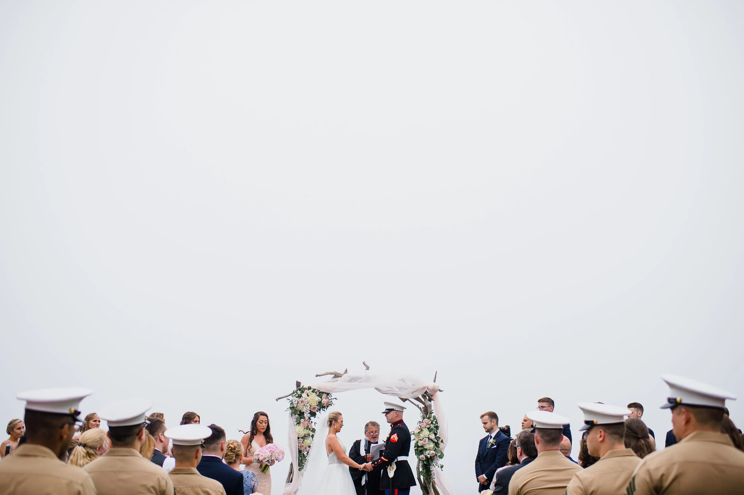 Oceanview of Nahant Wedding — wedding day photograph