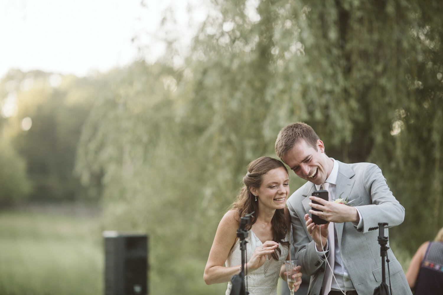 Pierce House Wedding — candid wedding moment