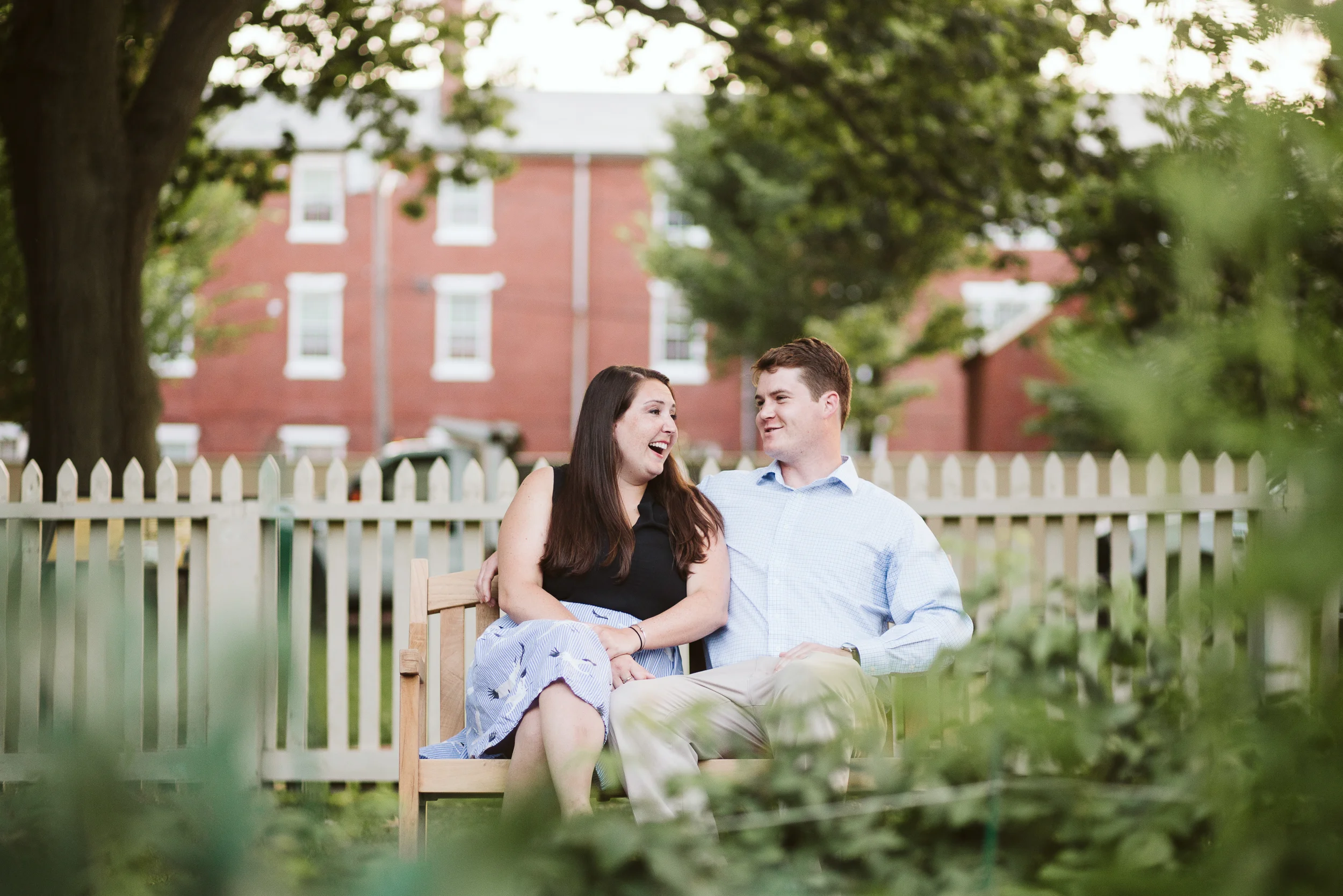 Salem Engagement — candid wedding moment