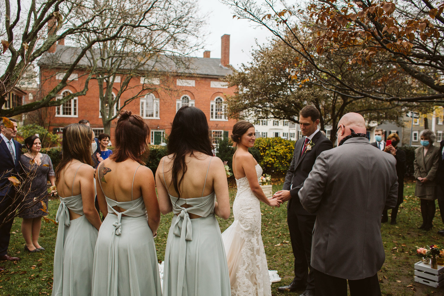 Salem MA Micro Wedding — documentary wedding photograph