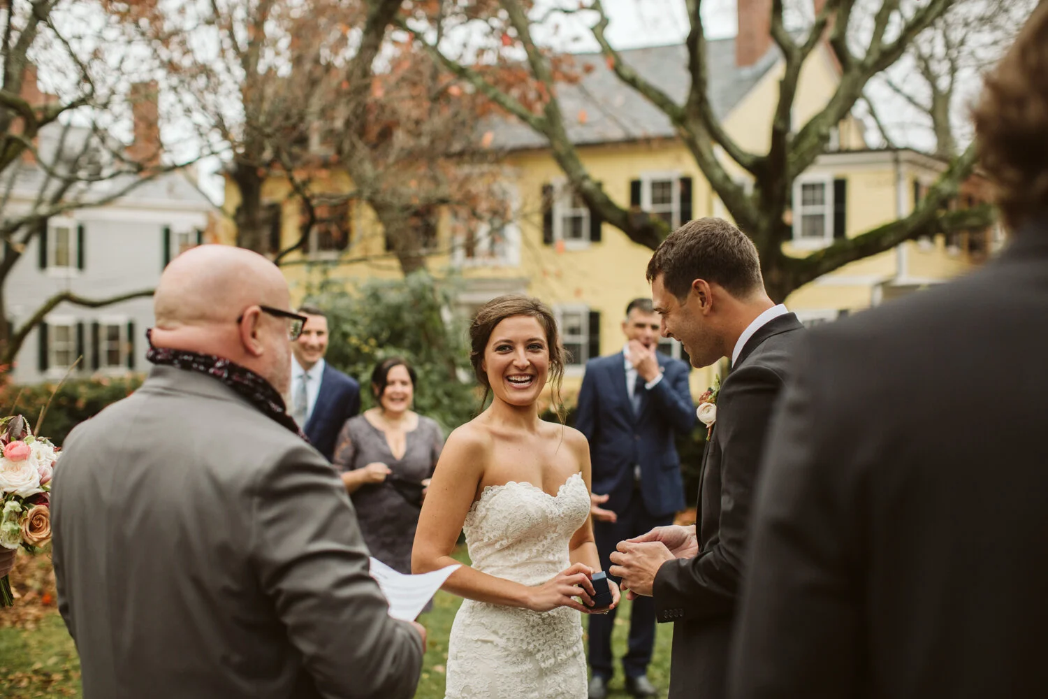 Salem MA Micro Wedding — wedding photography by Mark Davidson