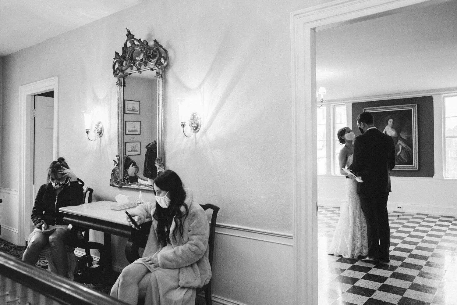 Salem MA Micro Wedding — wedding photography by Mark Davidson