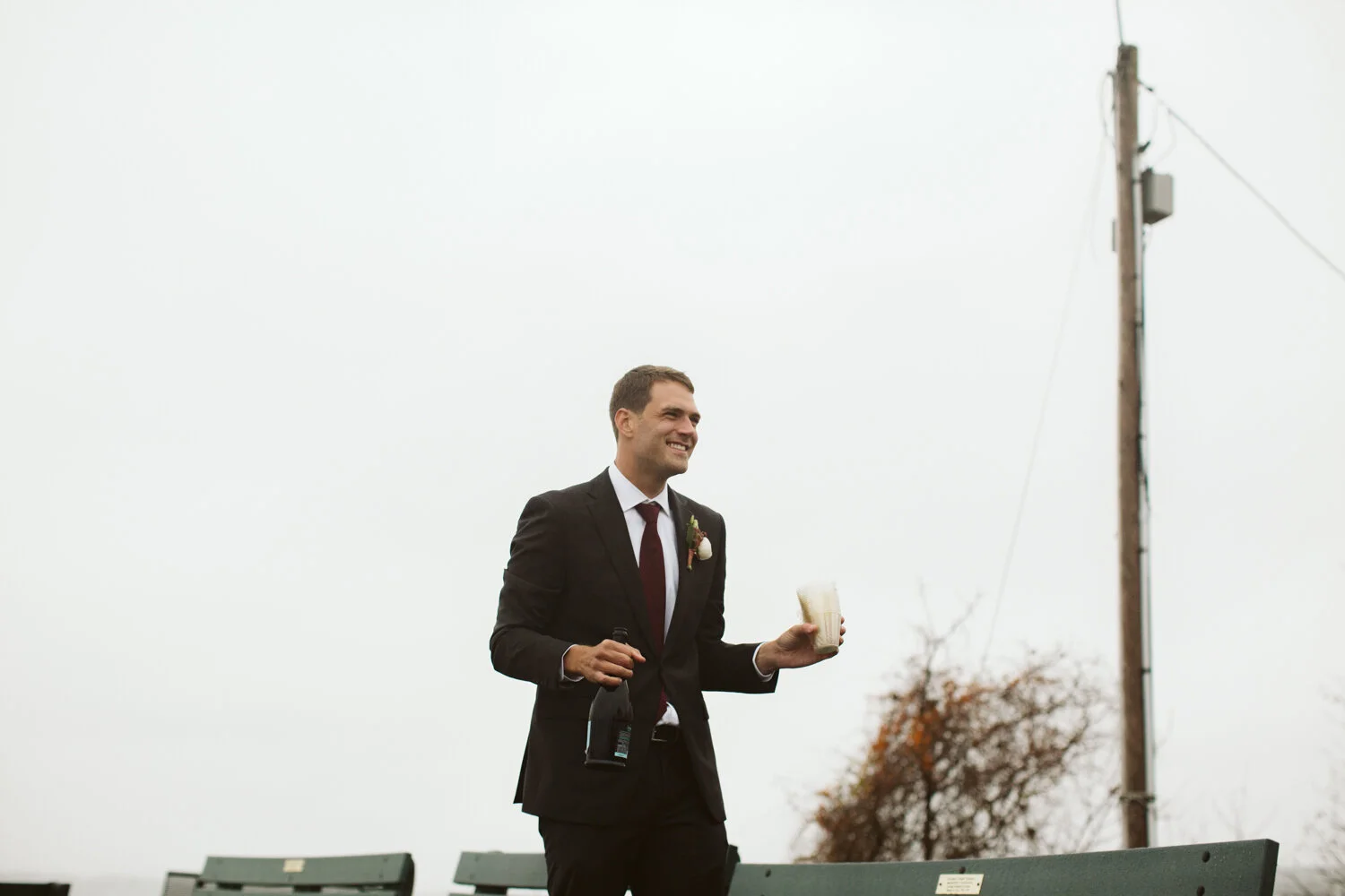Salem MA Micro Wedding — candid wedding moment