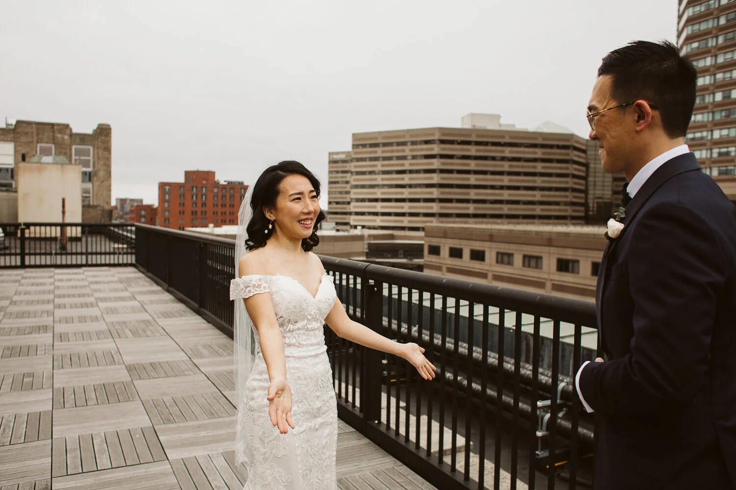Small Boston Elopement — wedding day photograph