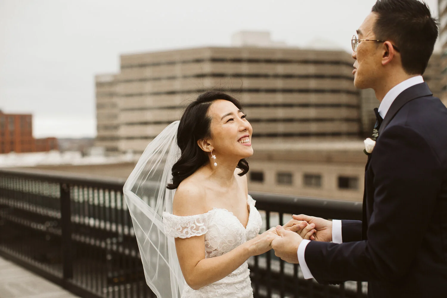 Small Boston Elopement — documentary wedding photograph