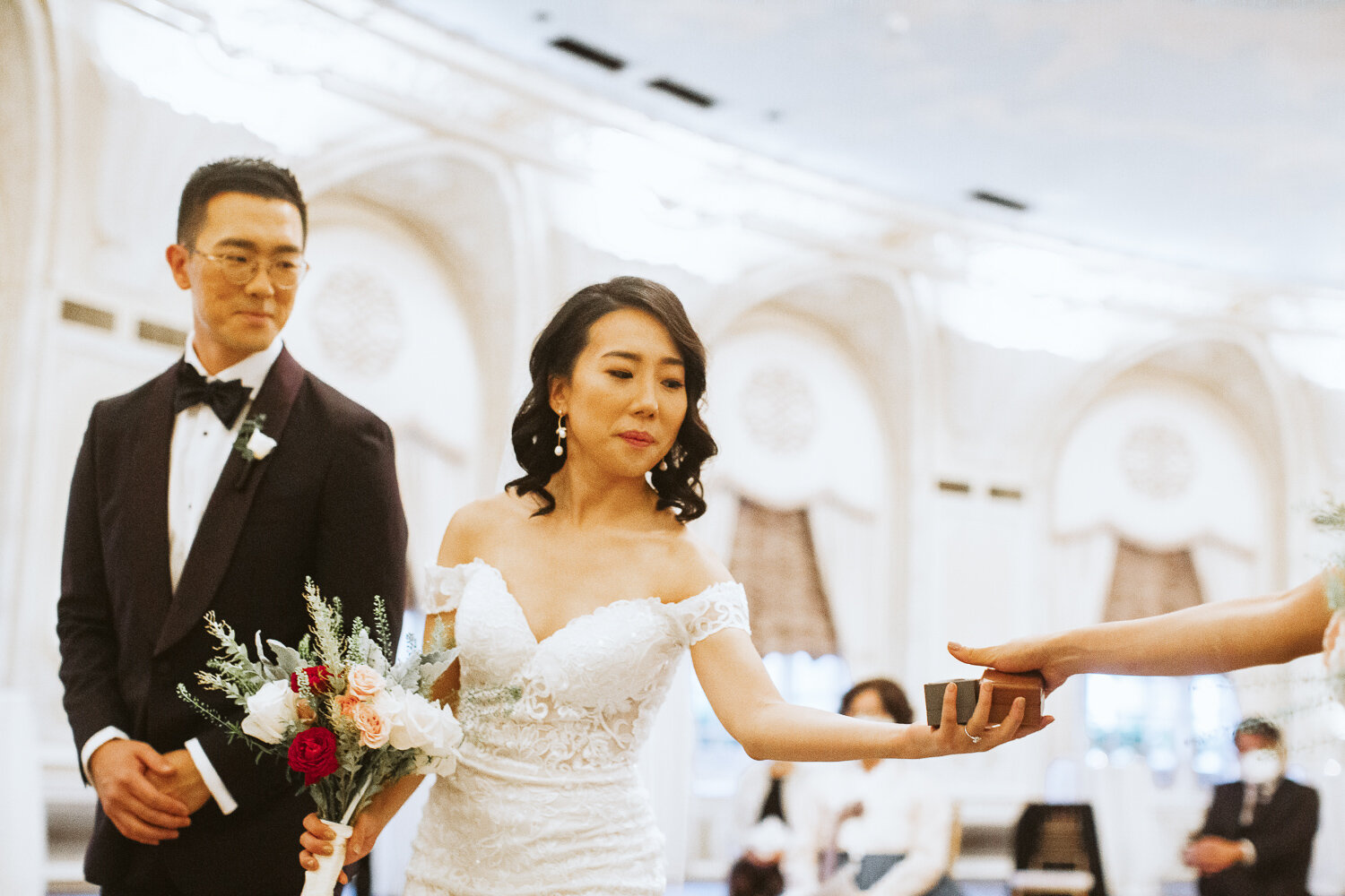Small Boston Elopement — documentary wedding photograph