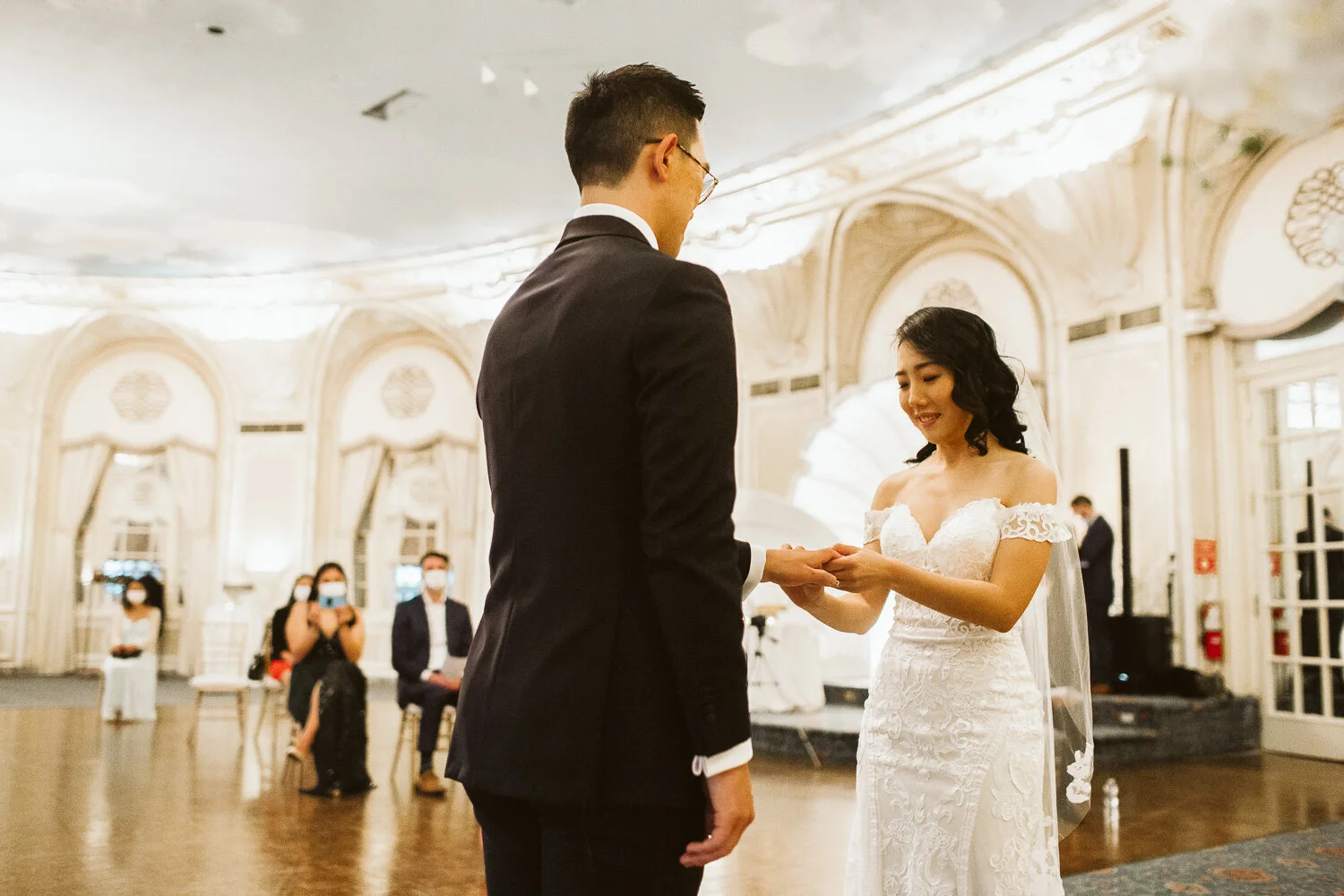 Small Boston Elopement — wedding day photograph