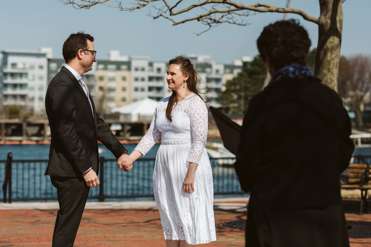 A Social Distancing Wedding Ceremony in Boston MA 3 A Social Distancing Wedding Ceremony in Boston MA — wedding photography by Mark Davidson
