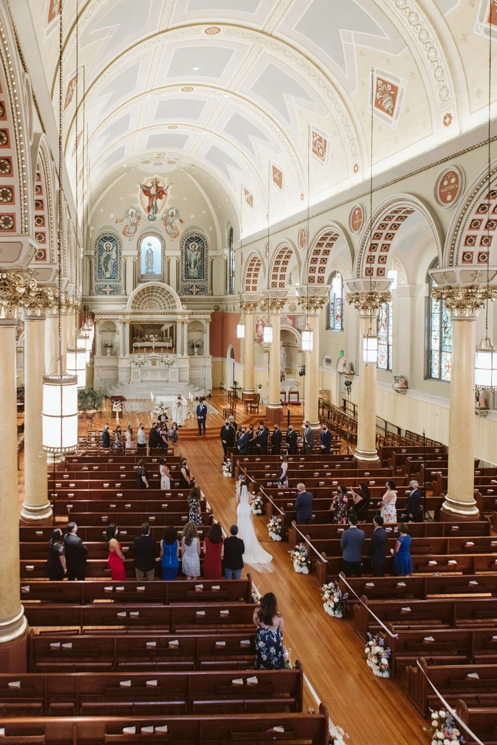 St Cecilia Boston Wedding Ceremony 1 St Cecilia Boston Wedding Ceremony — documentary wedding photograph