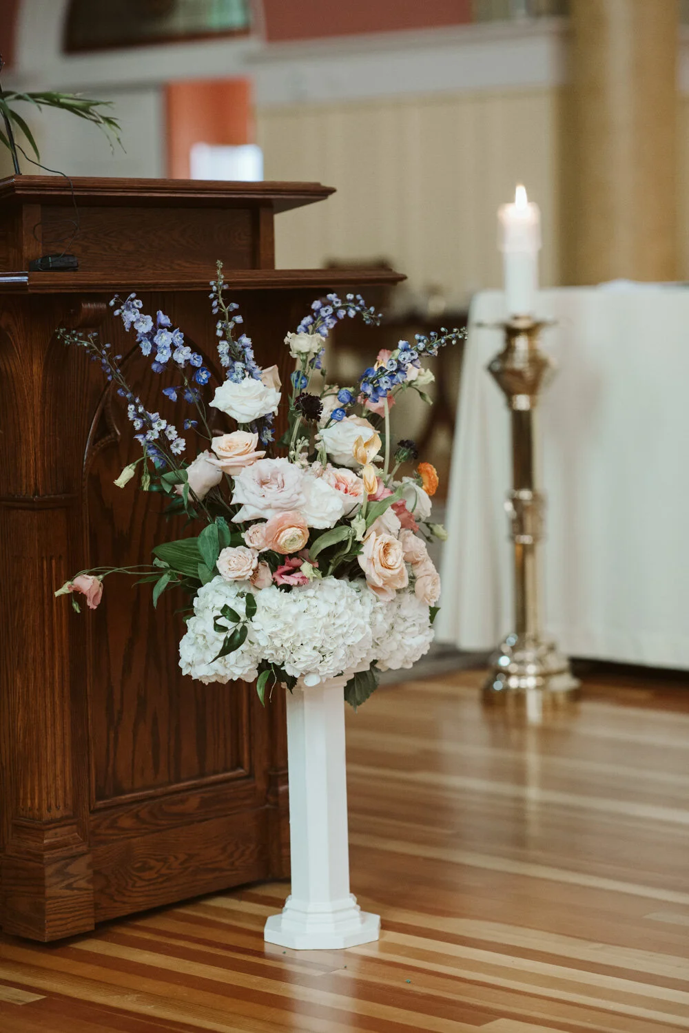 St Cecilia Boston Wedding Ceremony 3 St Cecilia Boston Wedding Ceremony — candid wedding moment