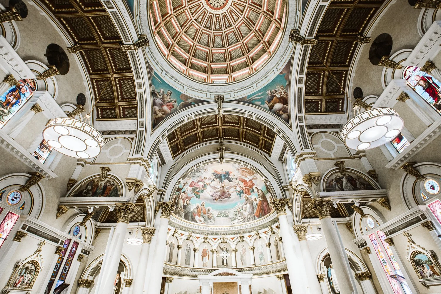 St Leonard of Port Maurice Parish Boston MA — documentary wedding photograph