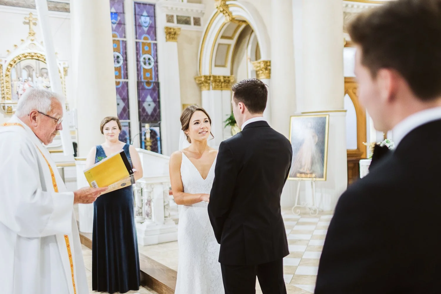 St Leonard of Port Maurice Parish Boston MA — wedding photograph