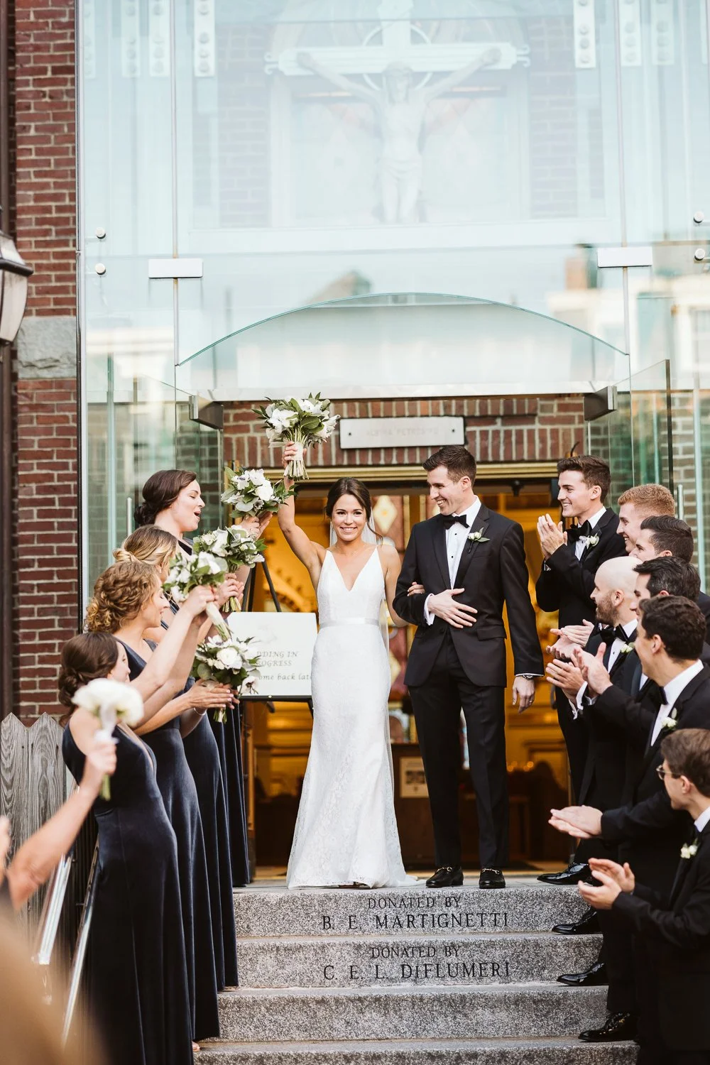 St Leonard of Port Maurice Parish Boston MA — documentary wedding photography