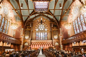 St Leonard of Port Maurice Parish Boston MA — wedding photograph