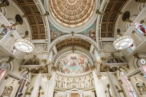 St Leonard of Port Maurice Parish Boston MA — documentary wedding photograph