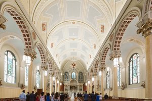 St Leonard of Port Maurice Parish Boston MA — wedding photography by Mark Davidson