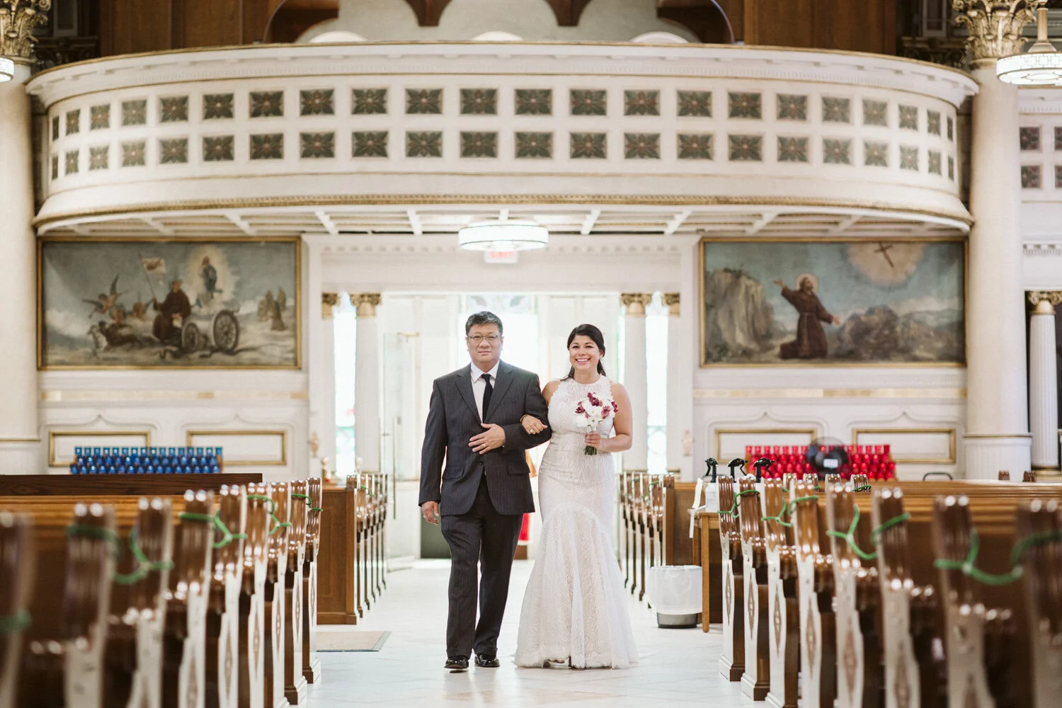 St Leonard of Port Maurice Parish Wedding Ceremony — wedding day photograph