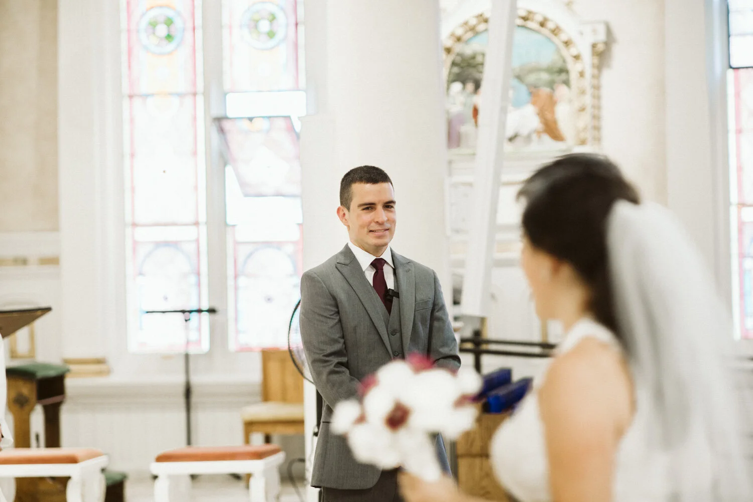 St Leonard of Port Maurice Parish Wedding Ceremony — documentary wedding photography
