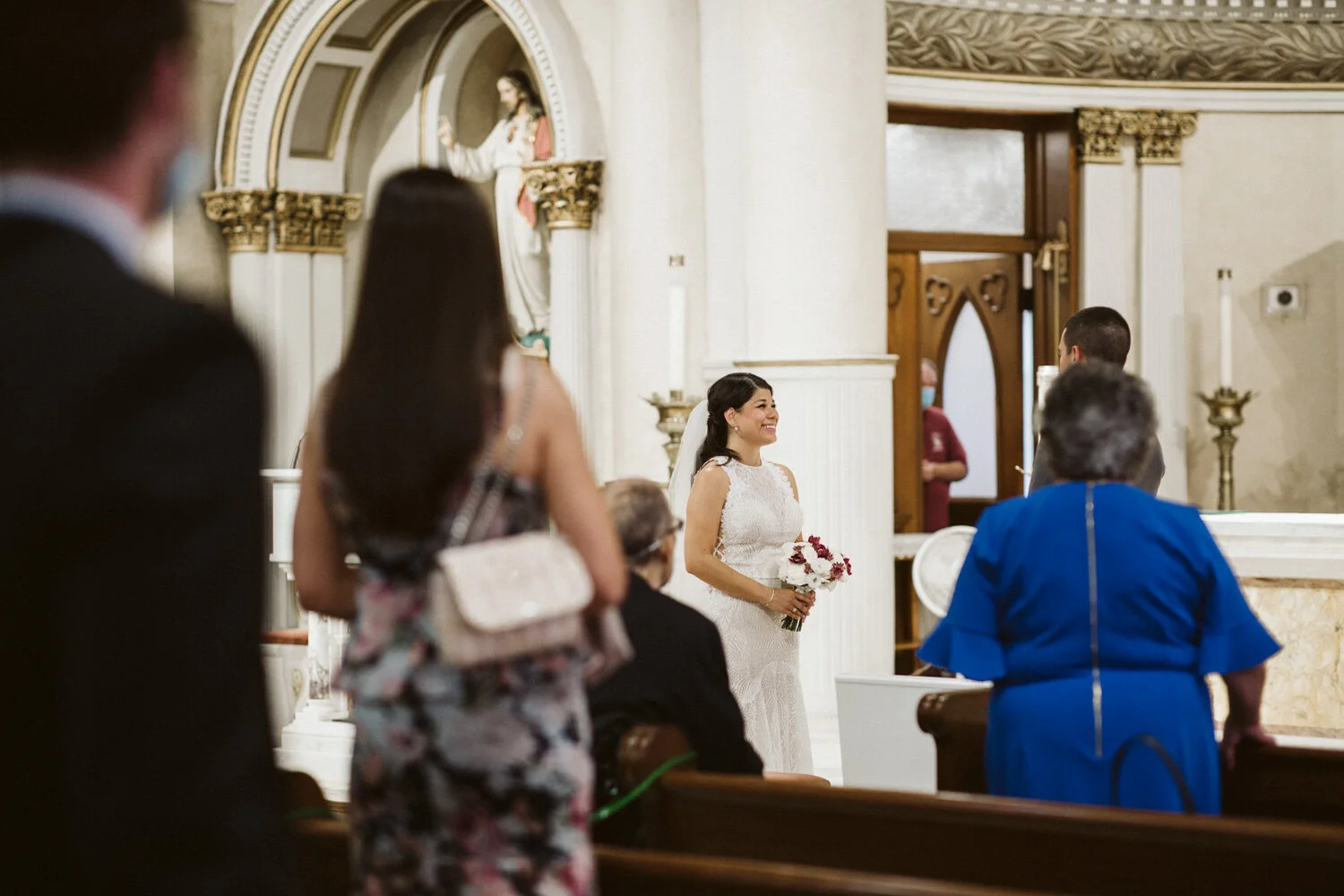 St Leonard of Port Maurice Parish Wedding Ceremony — documentary wedding photograph