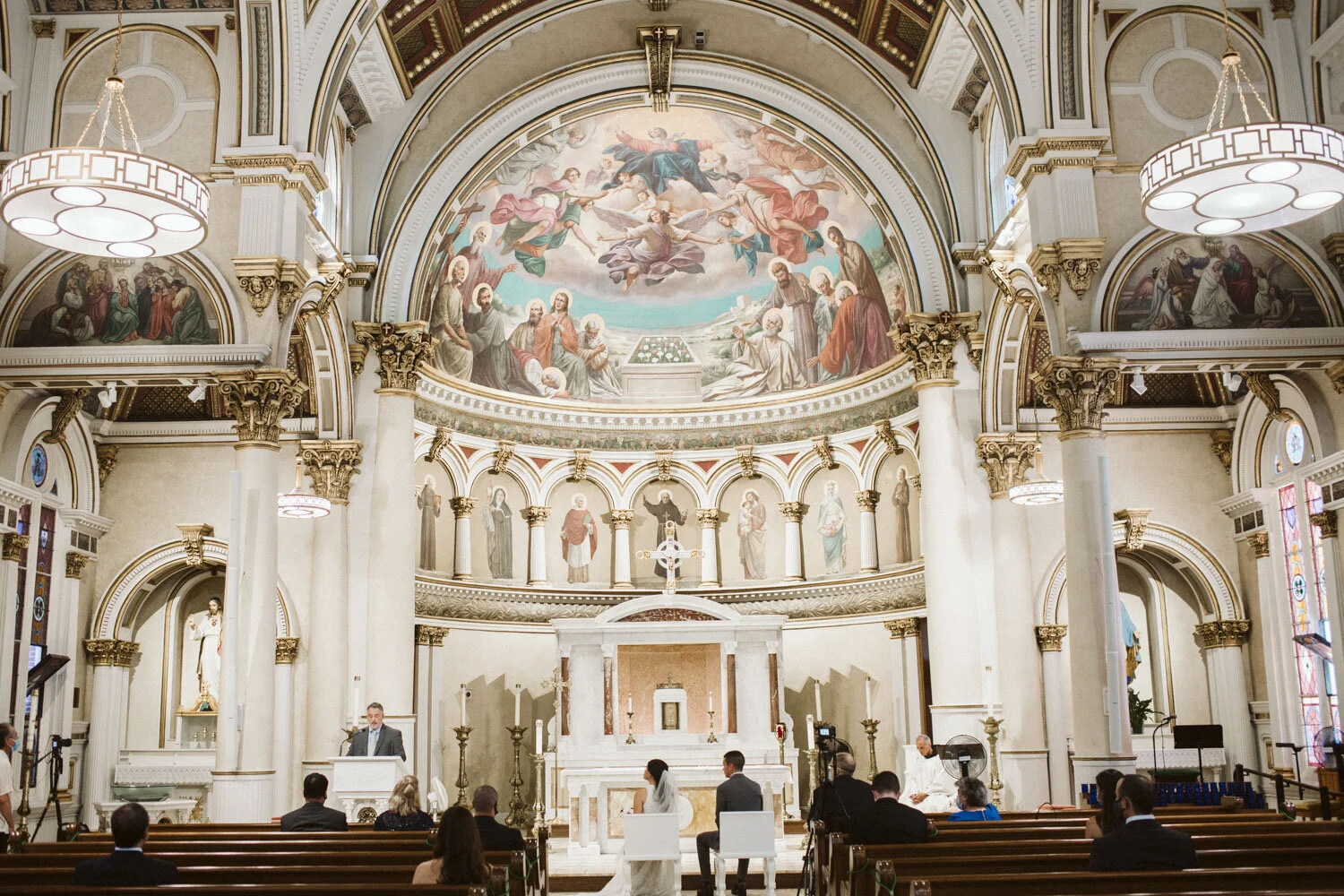 St Leonard of Port Maurice Parish Wedding Ceremony — candid wedding moment
