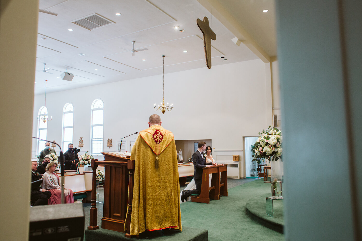 St. Marys Parish Wedding Ceremony — documentary wedding photograph
