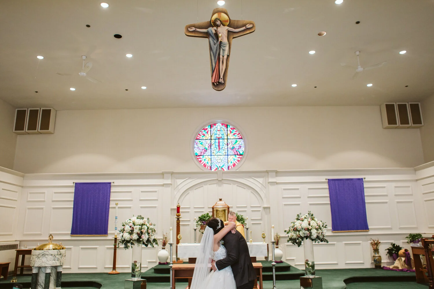 St. Marys Parish Wedding Ceremony — documentary wedding photograph