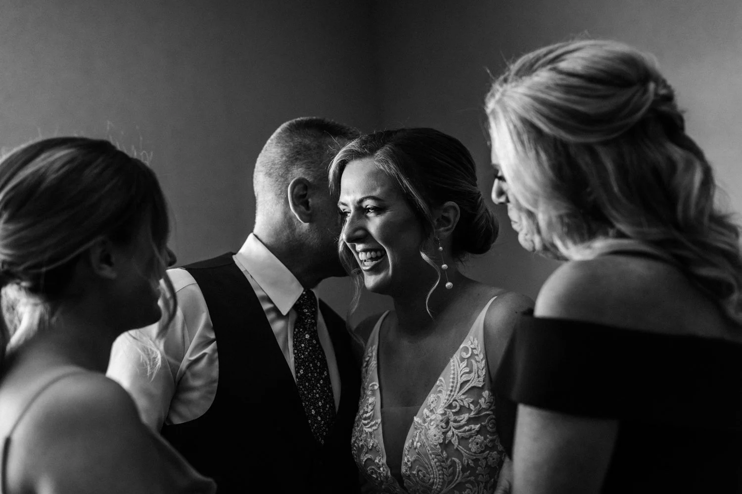 Summer Oceanview of Nahant Wedding — candid wedding moment