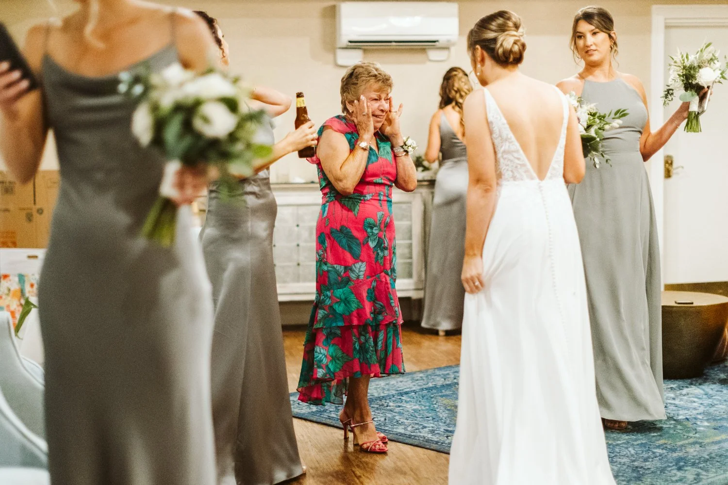 Summer Oceanview of Nahant Wedding — wedding day photograph