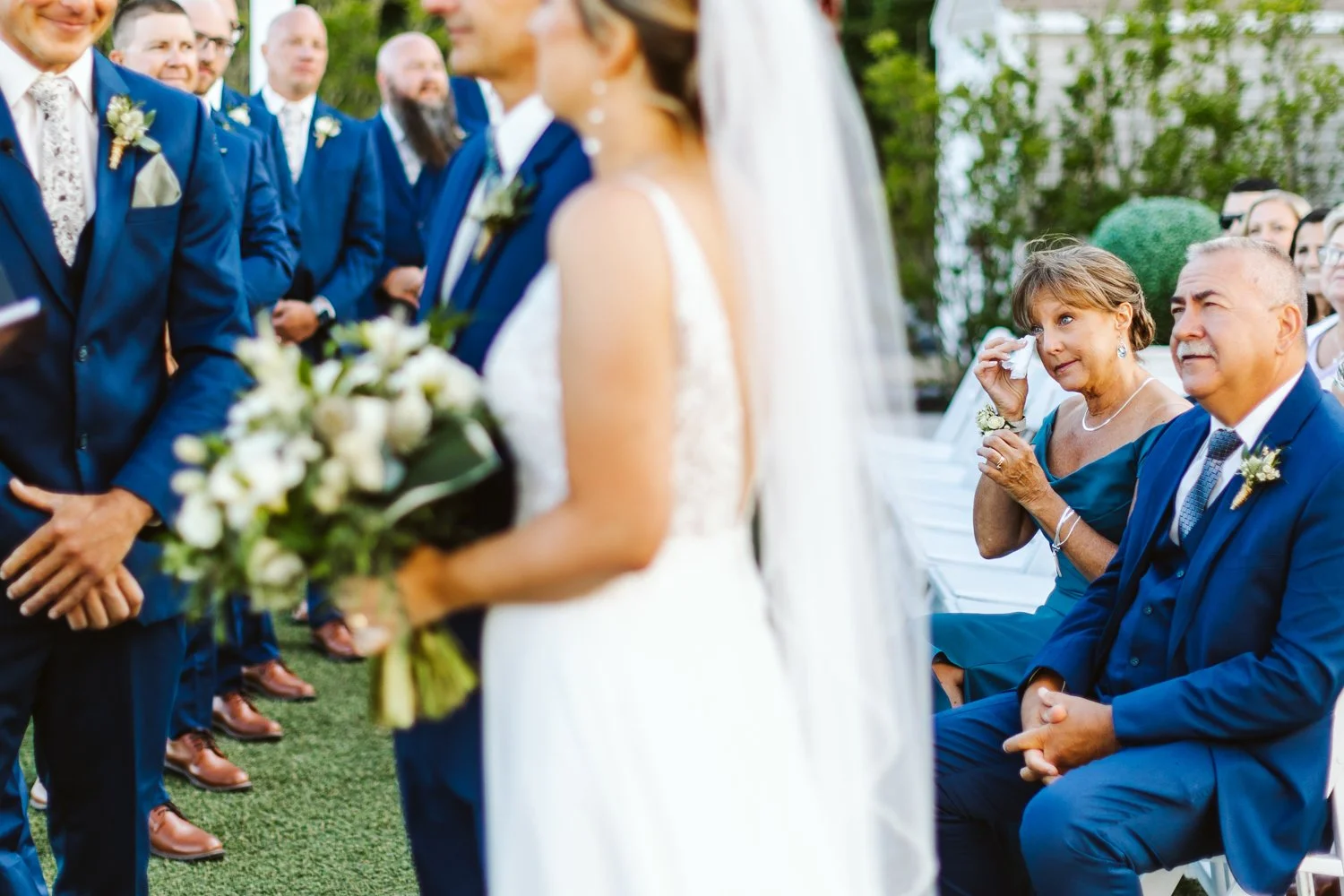 Summer Oceanview of Nahant Wedding — wedding photograph
