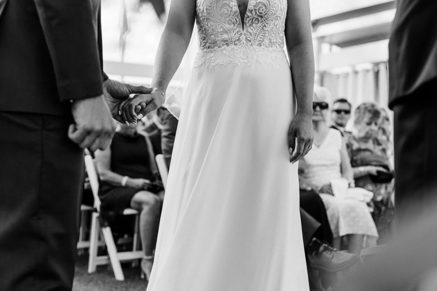Summer Oceanview of Nahant Wedding — documentary wedding photograph