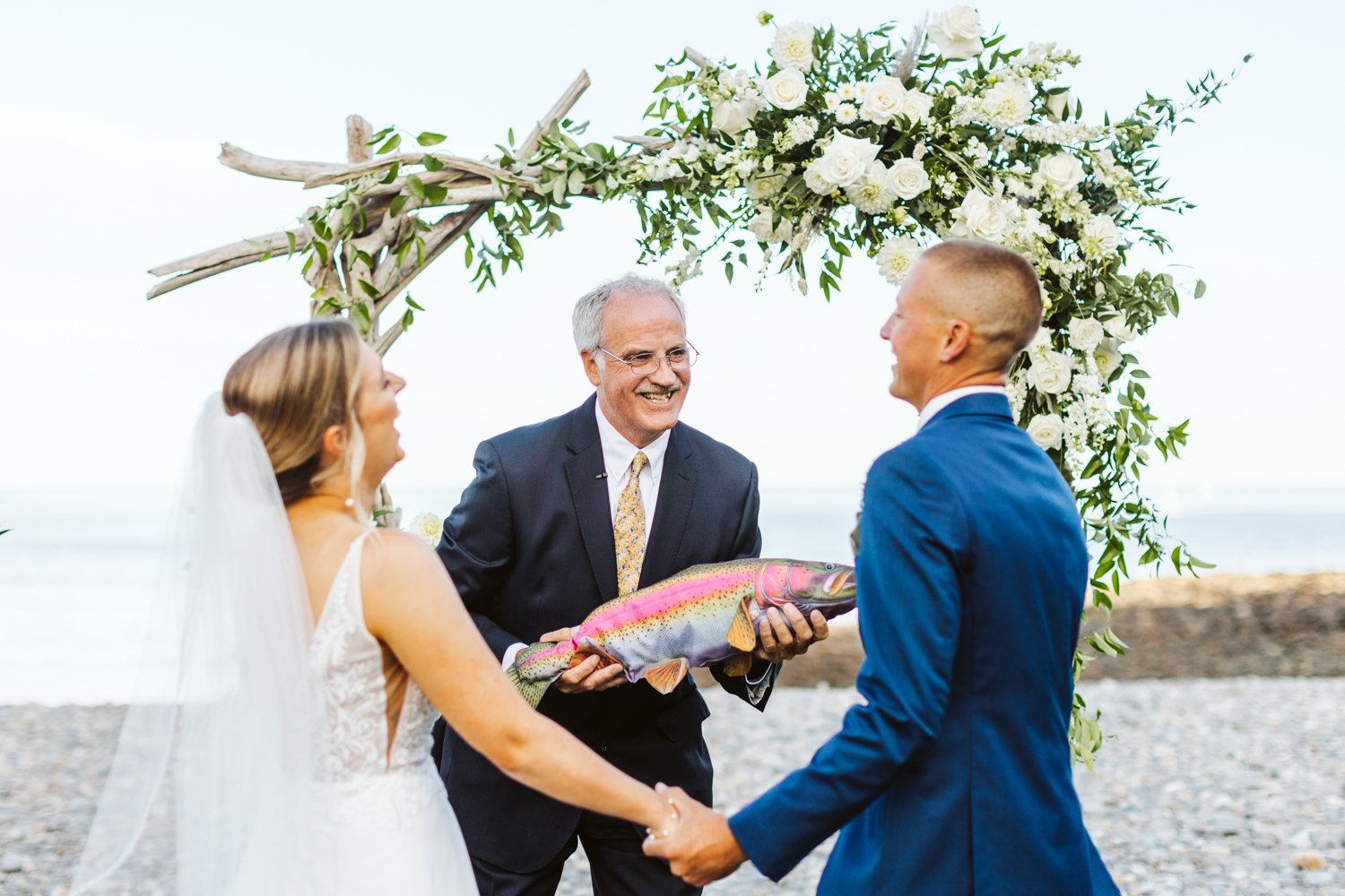 Summer Oceanview of Nahant Wedding — wedding photography by Mark Davidson