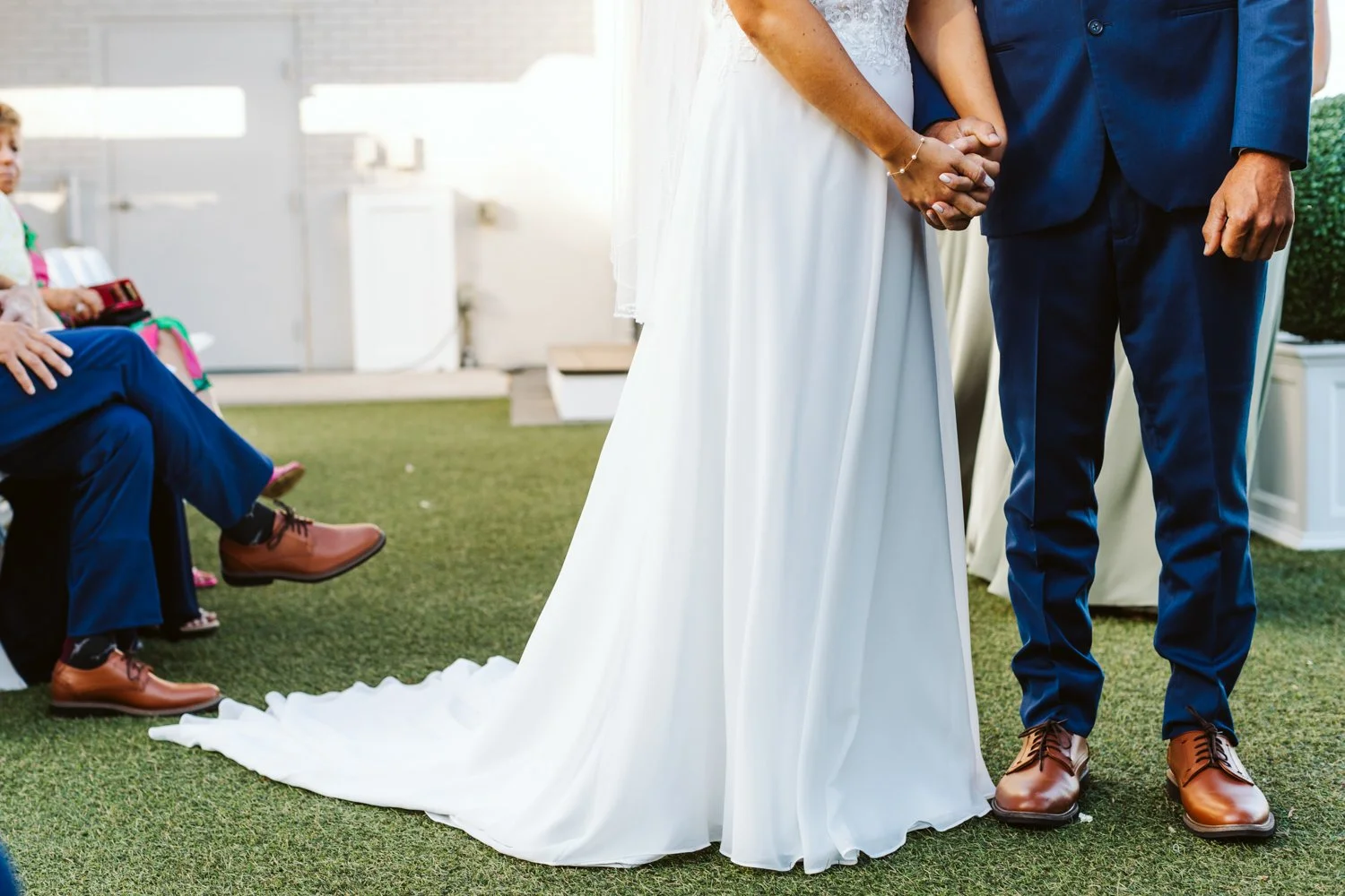 Summer Oceanview of Nahant Wedding — candid wedding moment