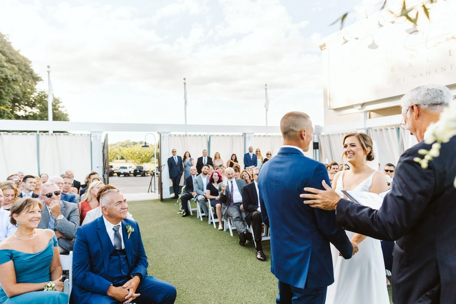 Summer Oceanview of Nahant Wedding — documentary wedding photography