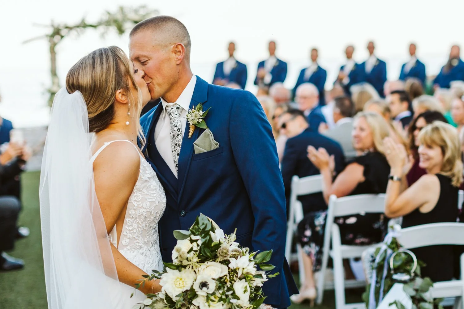 Summer Oceanview of Nahant Wedding — wedding photography by Mark Davidson
