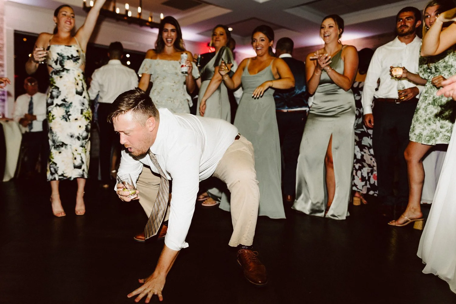 Summer Oceanview of Nahant Wedding — candid wedding moment