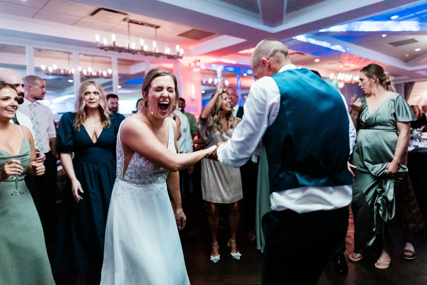 Summer Oceanview of Nahant Wedding — wedding day photograph