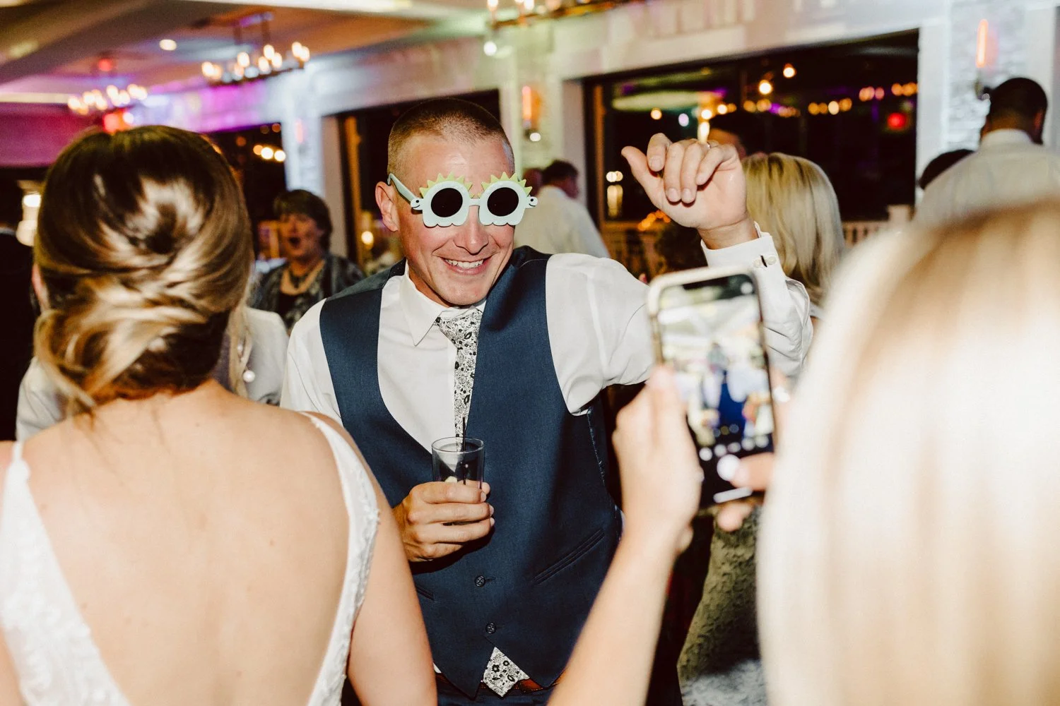 Summer Oceanview of Nahant Wedding — wedding photograph