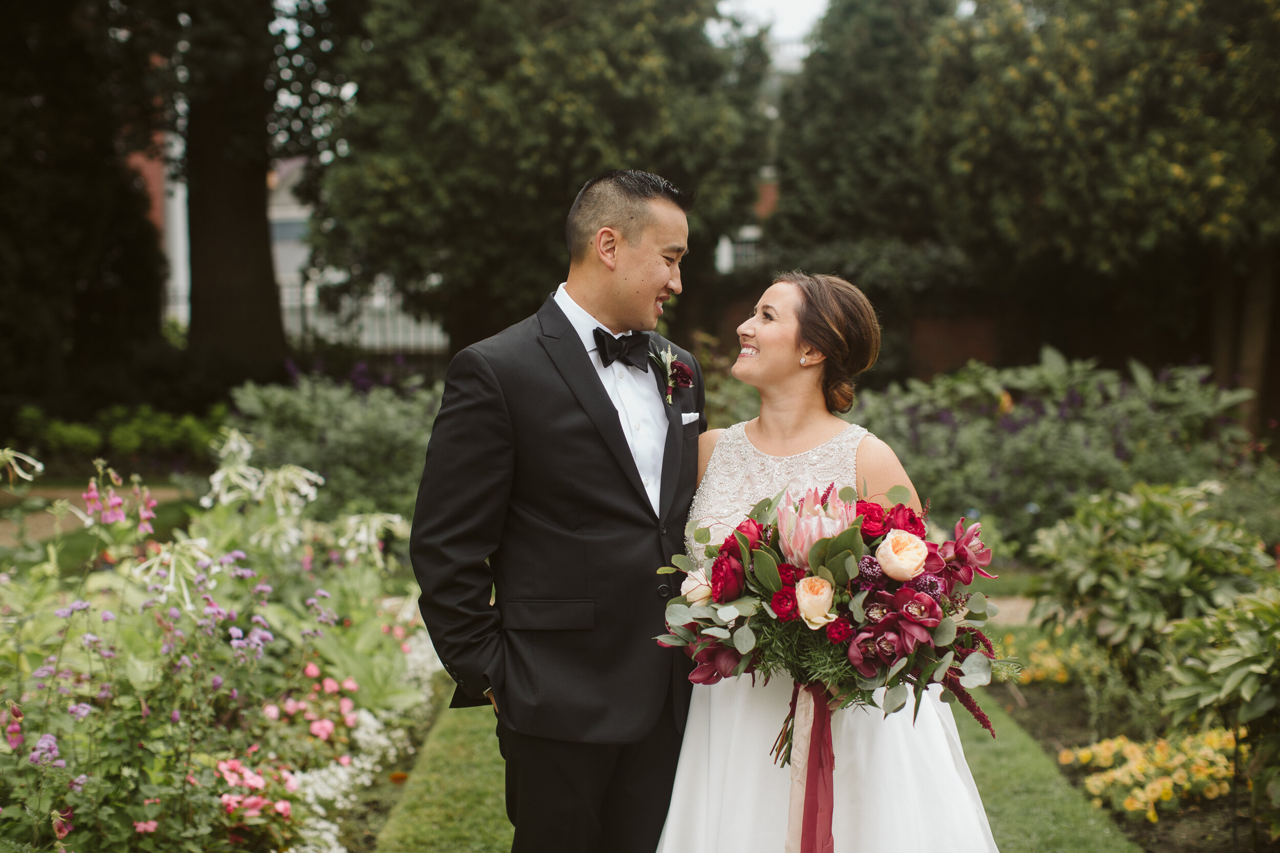 Summer Wedding at PEM — candid wedding moment