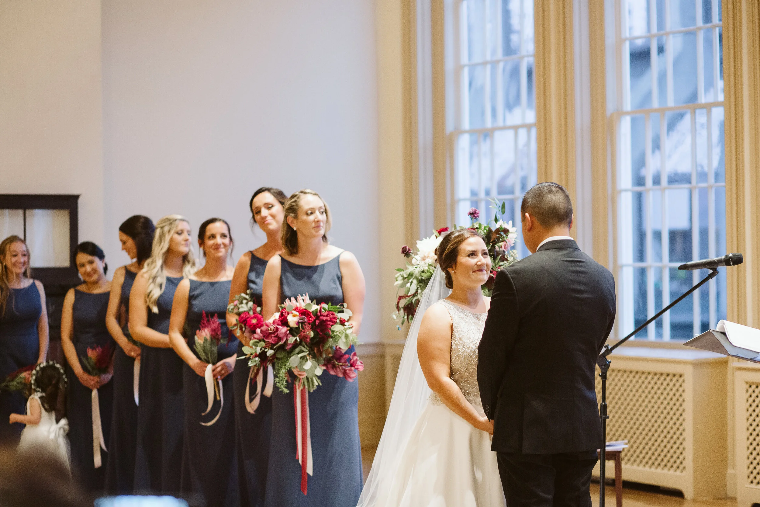 Summer Wedding at PEM — documentary wedding photograph